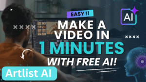 Artlist AI – Smart Prompt + Image-to-Video Tool