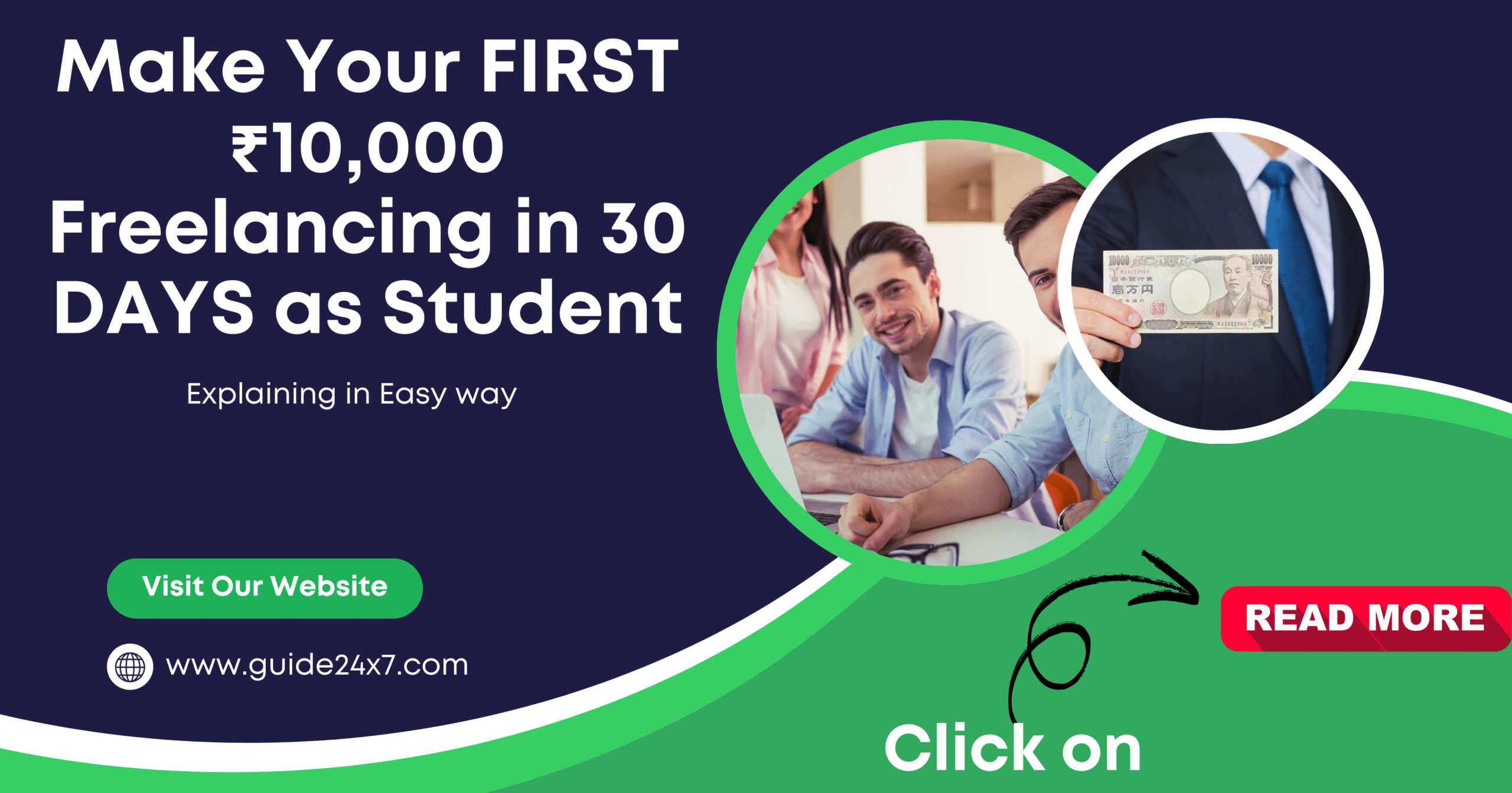 Make Your FIRST ₹10,000 Freelancing in 30 DAYS as Student