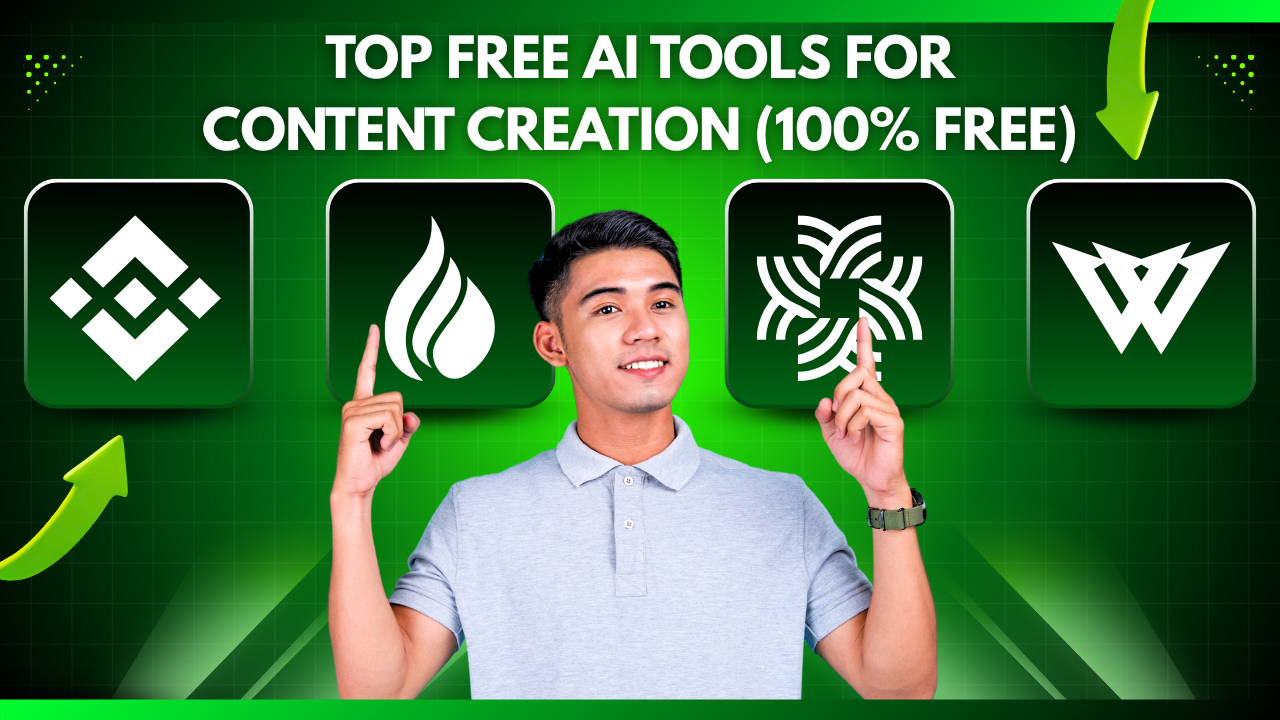 Top Free AI Tools for Content Creation (100% Free)
